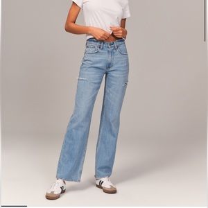 Abercrombie Mid Rise Baggy Jeans